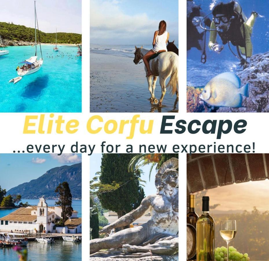 Elite Corfu Sea View Rooms Limni  Eksteriør bilde